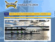 Tablet Screenshot of marquettecrew.com